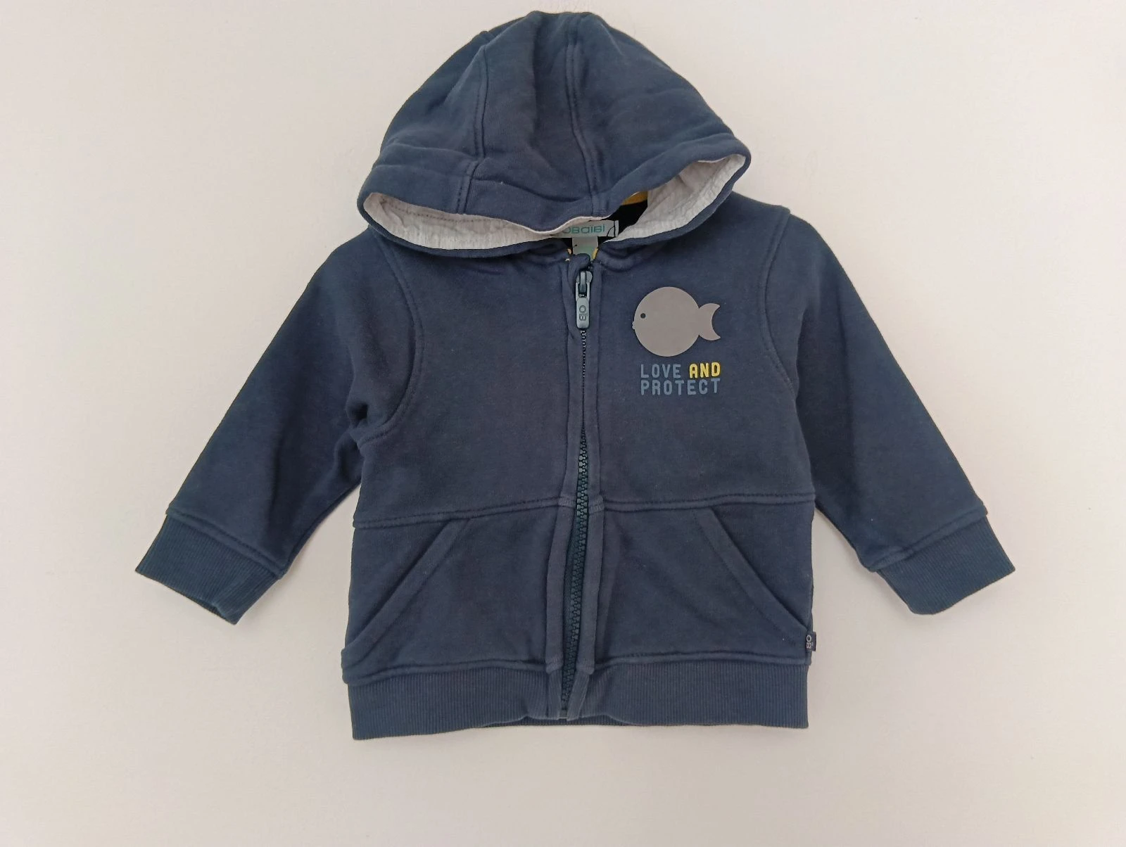 Sweat zippé à capuche Obaïbi 12 MOIS 